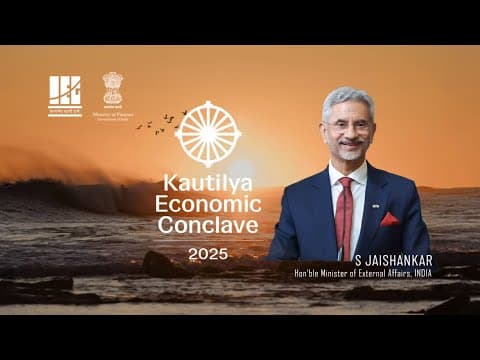 EAM at the 04th Kautilya Economic Conclave in New Delhi. thumbnail
