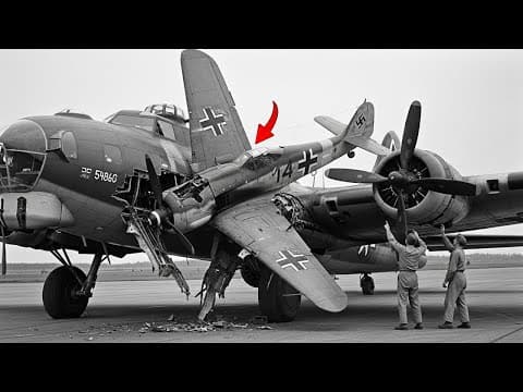 When This German Fighter Flew Into His B-17 — He Landed With It Still Inside thumbnail