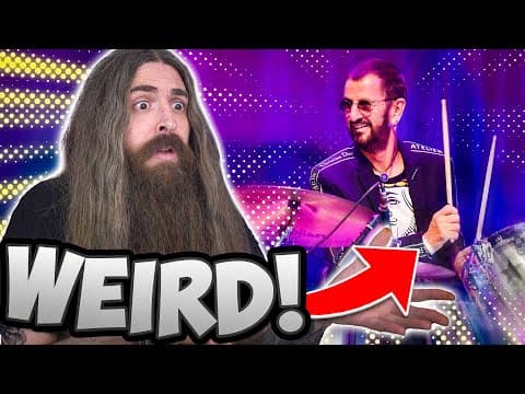 10 Great Drummers with WEIRD Techniques thumbnail