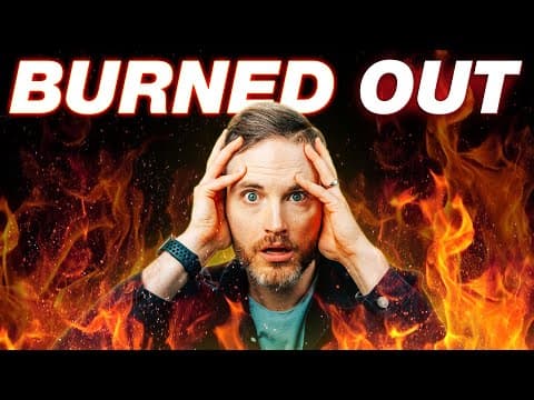 How to Prevent YouTube Creator Burnout with 3 Tips thumbnail