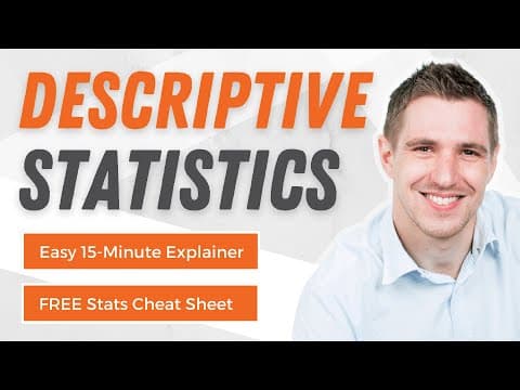 Descriptive Statistics: FULL Tutorial - Mean, Median, Mode, Variance & SD (With Examples) thumbnail