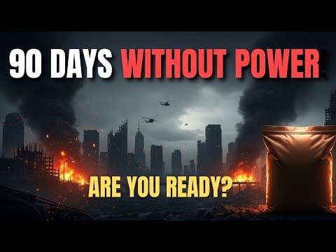 11 MUST-HAVE PREPS to Survive 90 Days When The POWER IS OUT! thumbnail
