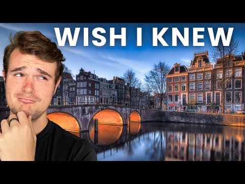 72 Tips I Wish I Knew Before Visiting Amsterdam, Netherlands thumbnail