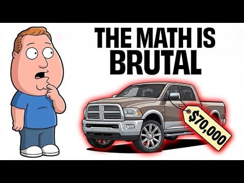 Why a $70,000 Truck Costs $1M in Retirement thumbnail