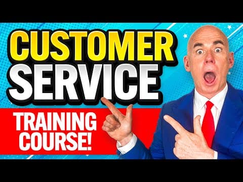 CUSTOMER SERVICE TRAINING COURSE! (Customer Service Skills) How to Be GREAT at CUSTOMER SERVICE! thumbnail