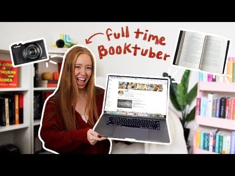 work day in my life as a full-time Book YouTuber thumbnail