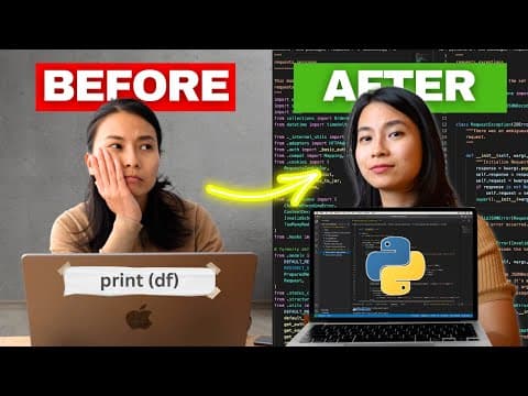 How I Would Learn Python FAST (if I could start over) thumbnail