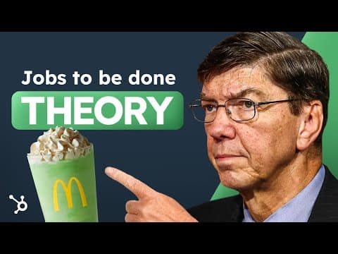 Clay Christensen: The Jobs to be Done Theory thumbnail