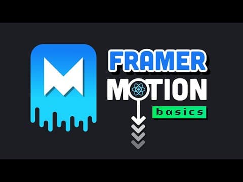 Springy Animated Modals // Framer Motion & React Tutorial for Beginners thumbnail