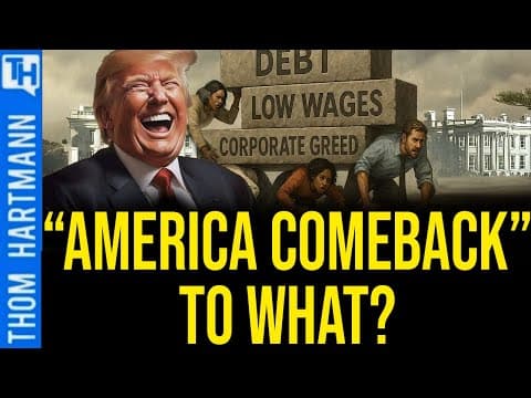 “America's Comeback” Is Nothing but a Con Job thumbnail