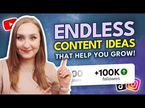 This is HOW to FIND CONTENT IDEAS that ACTUALLY GROW your social media! thumbnail