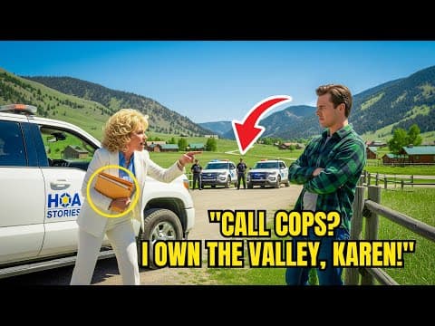 HOA Karen Called the Cops on My Cabin—She Had No Idea, I’m the Owner of the Entire Valley thumbnail