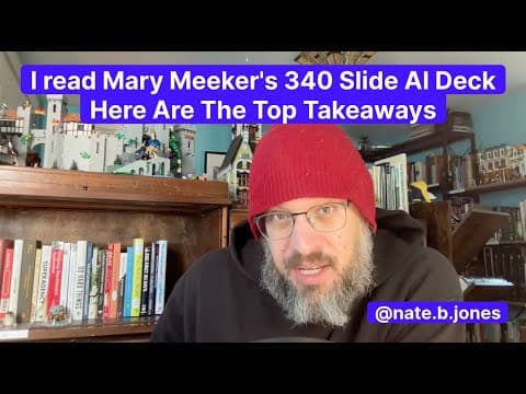 I read Mary Meeker's 340 Slide AI Deck—Here Are the Top Takeaways thumbnail
