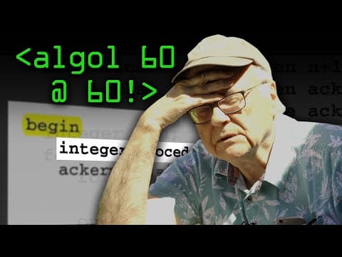 ALGOL 60 at 60 - Computerphile thumbnail