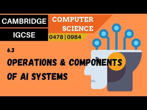 72. CAMBRIDGE IGCSE (0478-0984) 6.3 Basic operations and components of AI systems thumbnail