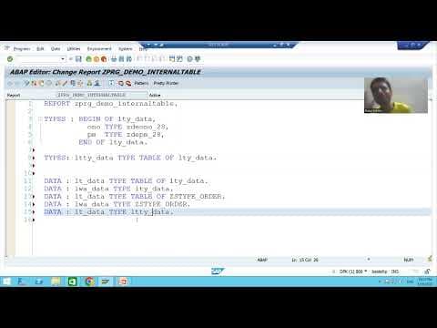 48 - ABAP Programming - Internal Table and Work Area Part4 thumbnail