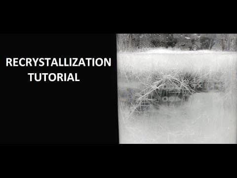 Technique Series: Recrystallization (urea as an example) thumbnail