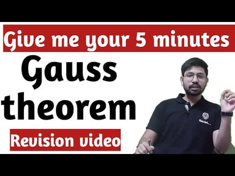 Gauss theorem || Gauss law physics || Abhishek sir thumbnail