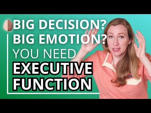 How to Make Decisions With Executive Dysfunction thumbnail