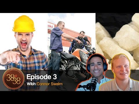 From Flipping Homes to Going Phishing as a CEO | 38 at 38 Ep. 3 w/ Connor Swalm of Phin Security thumbnail