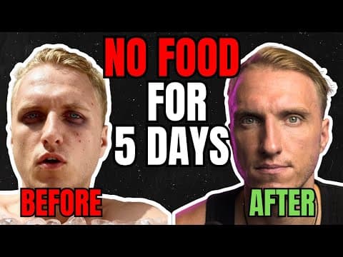 5 DAY WATER FAST - NO FOOD! [before & after | complete guide] thumbnail