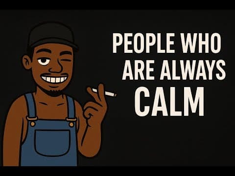 Psychology Of People Who Are Always Calm thumbnail