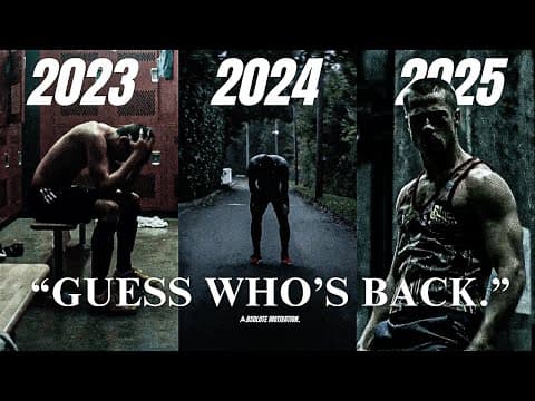 2023 BROKE ME. 2024 OPENED MY EYES. 2025 I AM COMING BACK. - Best Motivational Speech Compilation thumbnail