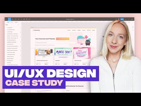 UX/UI Design Case Study: Online Course Platform (Teachery) thumbnail