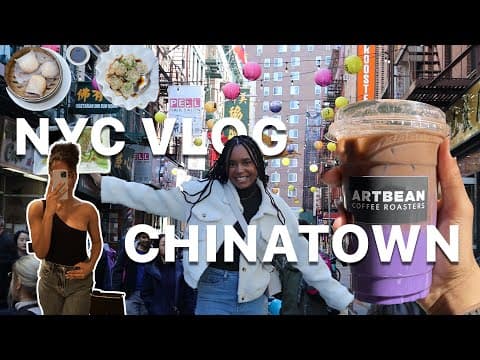 NYC Vlog: Exploring Chinatown, Bryant Park, and trying new food thumbnail
