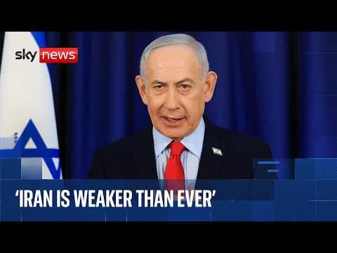 Israeli PM Benjamin Netanyahu says Iran has 'no ability' to enrich uranium thumbnail
