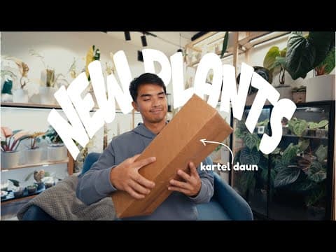 Unboxing New Imports + My Full Plant Routine 🌿 thumbnail