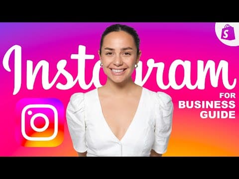 The Complete INSTAGRAM FOR BUSINESS GUIDE (Reels, Stories, Verification, Instagram Shopping & More!) thumbnail