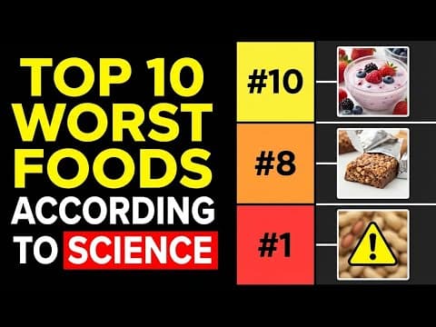List of 10 Worst Foods According to Science thumbnail