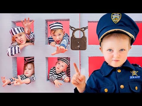 Five Kids Box Fort Prison Escape + more Children's Songs and Videos thumbnail