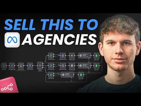 I Built an AI Facebook Ad Spy Tool from Scratch (n8n tutorial) thumbnail