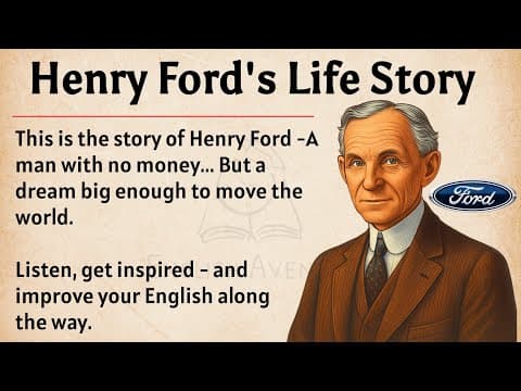 Henry Ford’s Life Story || Learn English Through Story Level 2 🔥 || Graded Reader || Improve English thumbnail