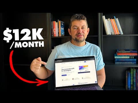 How Dmytro Built Screenshot One to $12K/Month thumbnail