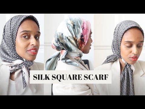 How to Style Silk Square Scarves Without Pins thumbnail