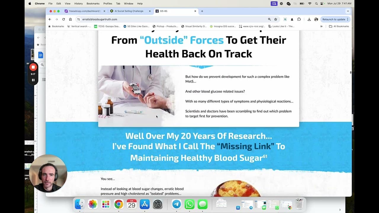 YouTube video player