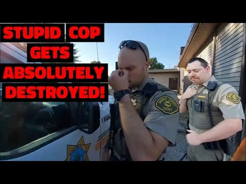 Cop Gets Owned So Bad, He Quits! Ultimate First Amendment Audit! Grundy County, Iowa! #funny #1a thumbnail