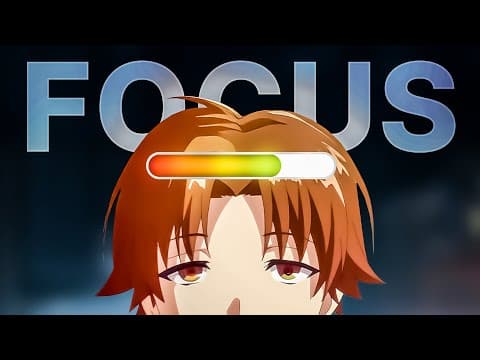 How To Achieve PSYCHOPATHIC FOCUS Like AYANOKOJI KIYOTAKA (Science-Based) thumbnail