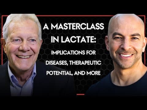 312 - A masterclass in lactate: metabolic fuel, implications for diseases, and therapeutic potential thumbnail