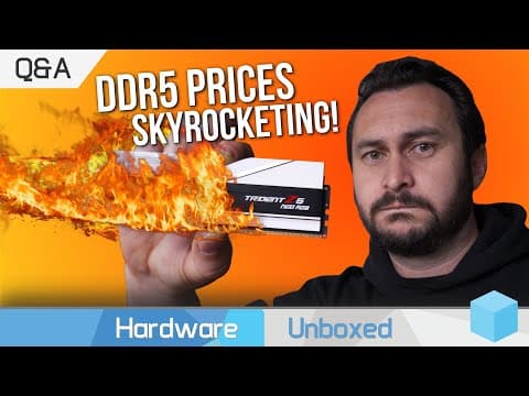 DDR5 Pricing Skyrockets, What's Going On? thumbnail