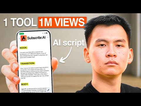 How To Write Viral YouTube Scripts Using AI 100% in 2026 thumbnail