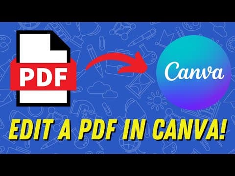 How to Edit and Export a PDF Using Canva thumbnail