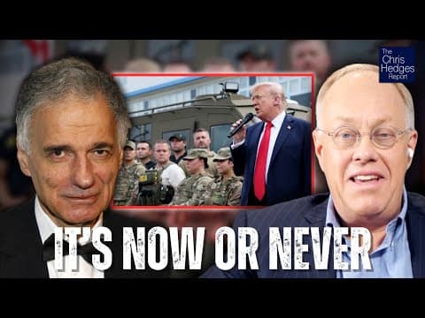 It's Time to Fight Back Against Trump's Fascist Regime (w/ Ralph Nader) | The Chris Hedges Report thumbnail