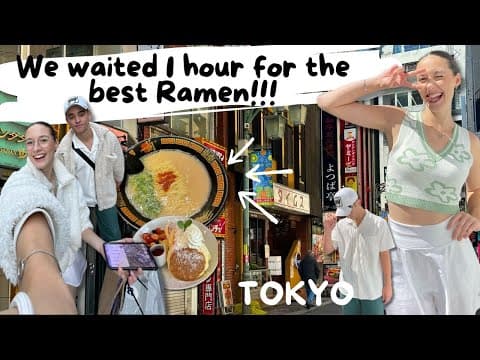Day 1 In Japan! - Behind The Scenes Filming Dance Videos, Shopping, Ramen & Pancakes! thumbnail