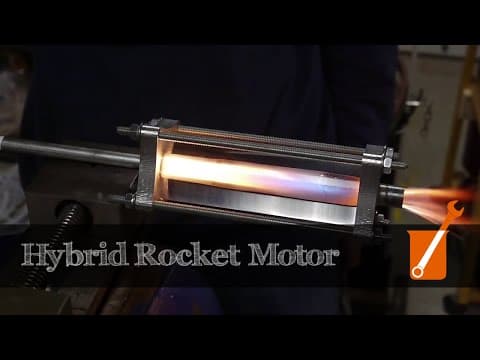 How Does a Hybrid Rocket Engine Work with Acrylic Fuel? thumbnail