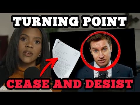 Candace Owens Just TORCHED Turning Point — This Cease & Desist Is INSANE thumbnail