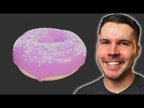 Beginner Blender 4.0 Tutorial - Part 6: Geometry Nodes thumbnail